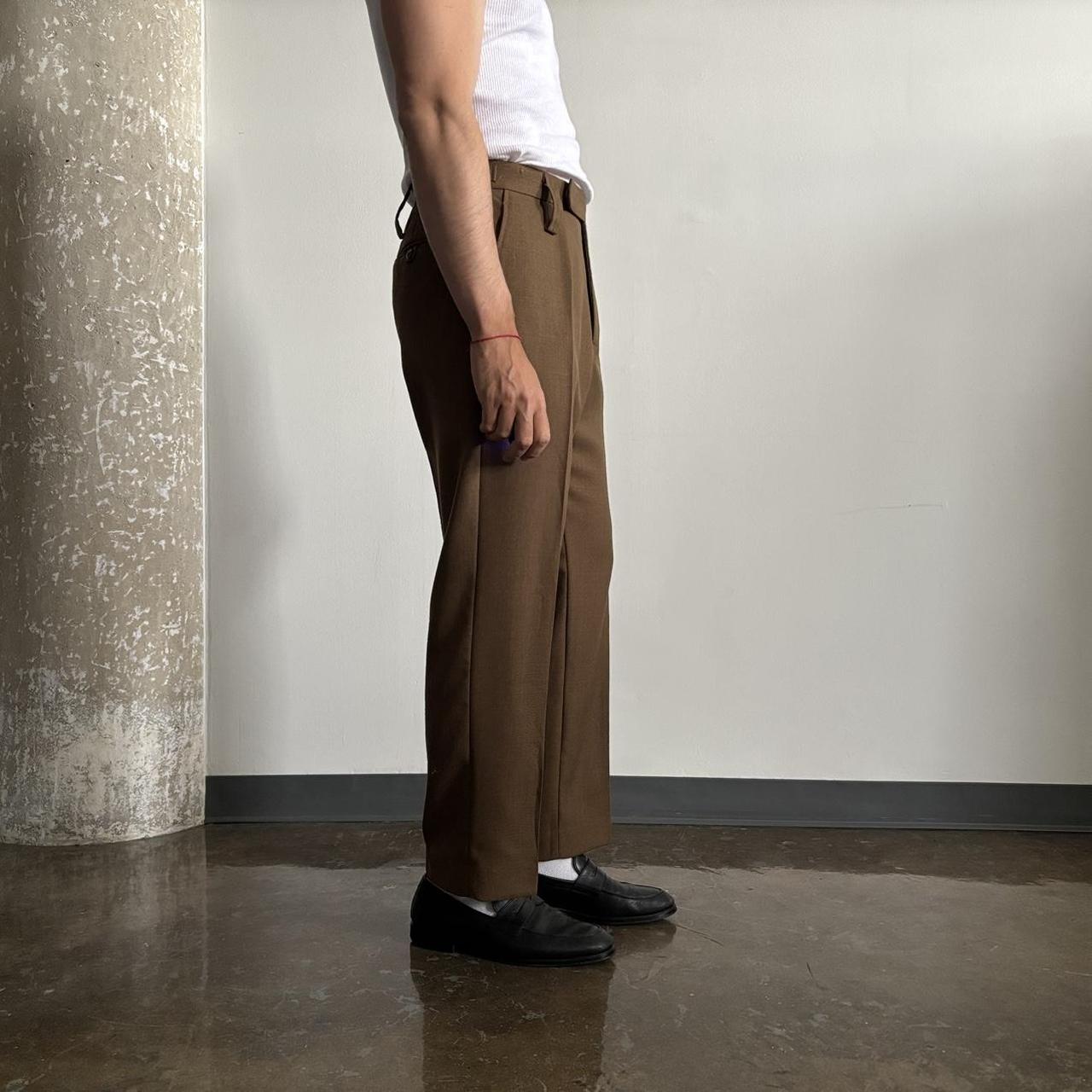 BRITISH ROYAL AIR FORCE BROWN TAILORED TROUSERS