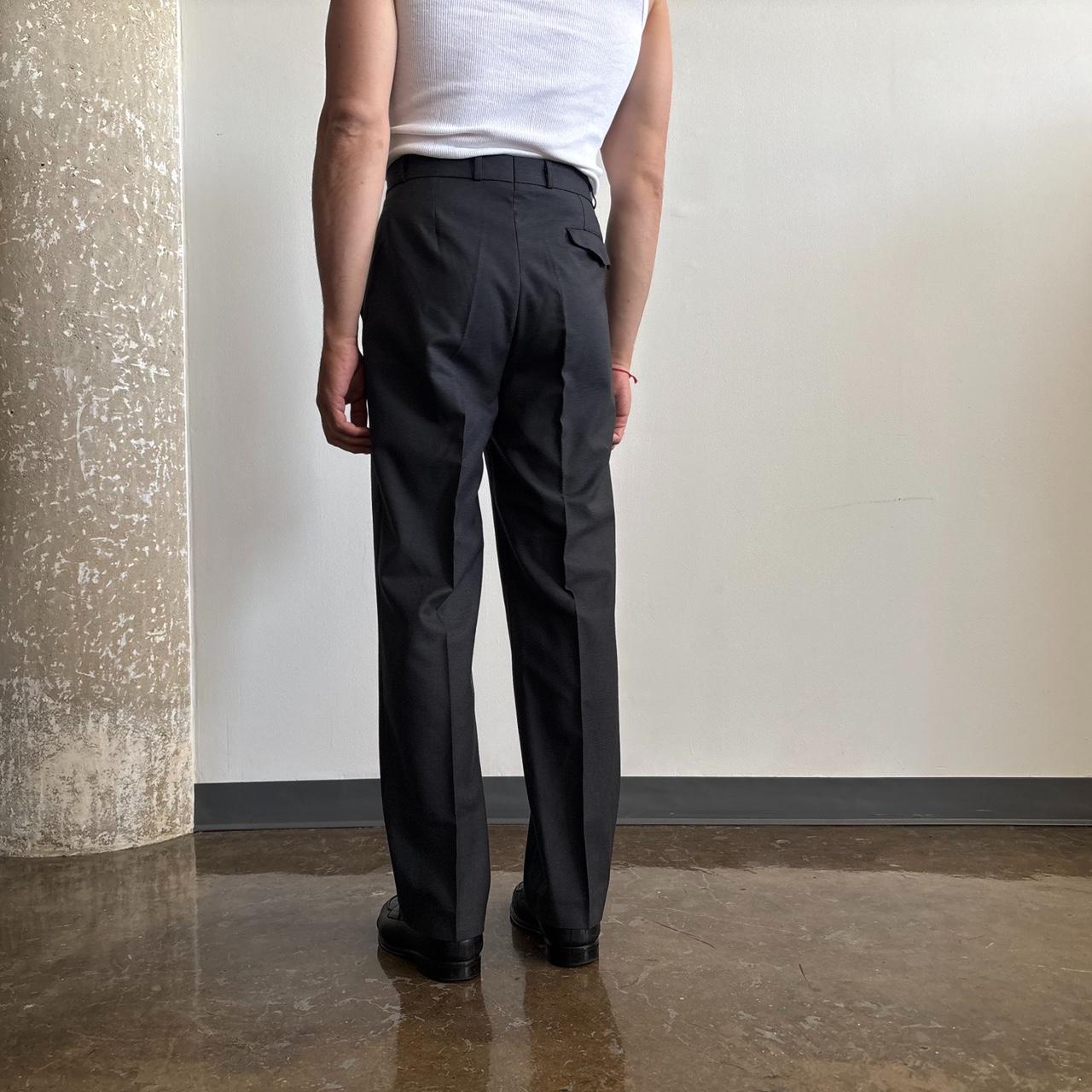 GRAPHITE WIDE LEG TAILORED TROUSERS