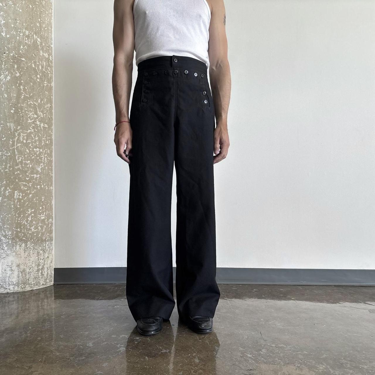 VINTAGE NAVY 13-BUTTON SAILOR PANTS